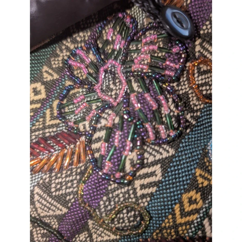 BoHo Beaded Embroidered Hippie Y2K‎ Bag